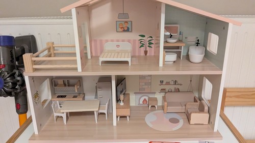 Puppenhaus holz kinder - kinder/, mit