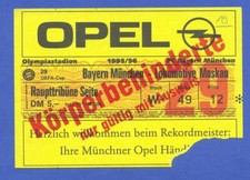 1995/96 --- FC Bayern München - Lok Moskau --- UEFA-Cup Ticket 197
