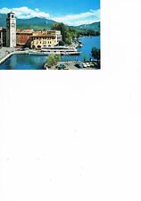 1 x AK color, Riva, "Der Hafen", Gardasee, Italien, ungelaufen