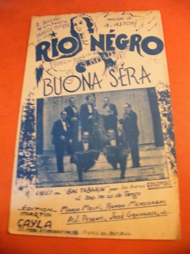 Partition rio negro buona sera - negro,