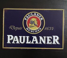 Paulaner Blechschild 