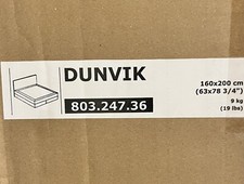 IKEA Dunvik Bezug für Boxspringbett 160x200 dunkelgrau 803.247.36 NEU OVP Cover