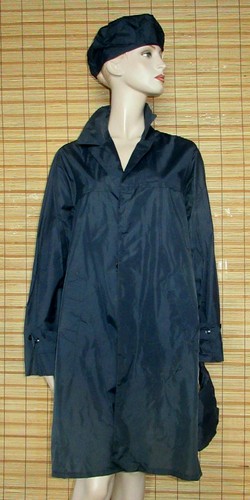 Blauer regenmantel raincoat - regenmantel,