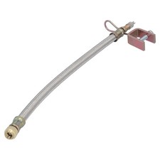 Ventilverlängerung 250mm lang flexibel Metall LKW PKW Auto Reifen Ventil Adapter