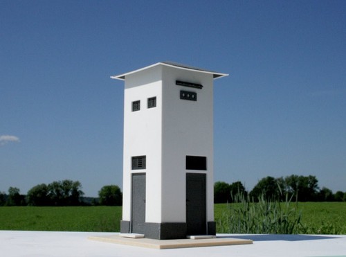 Trafohaus mit walmdach - mit,