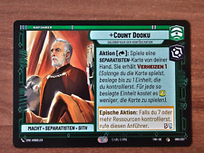 Star Wars Unlimited, Count Dooku, Galionsfigur der Konföderat, C, TWI-DE 005/257