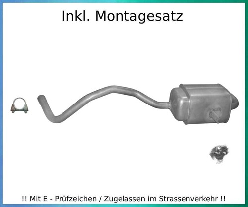 Endschalldämpfer für renault - für,