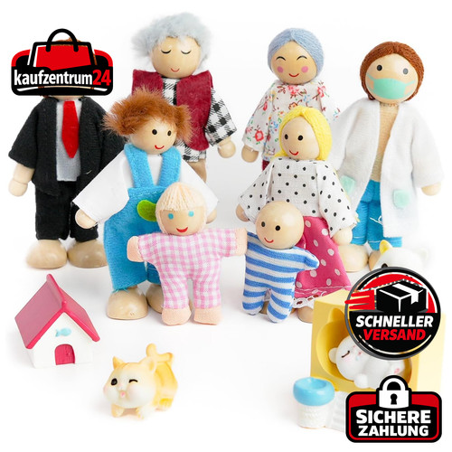 Puppenhaus figuren set - figuren,