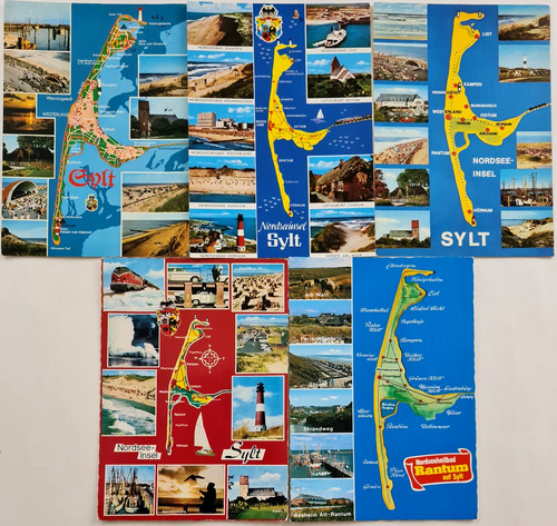 Insel sylt lot landkarten - lot, 5