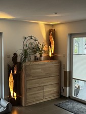  Lampe, Stehlampe ,Design Leuchte, Unikat, Altholzlampe, Balkenlampe