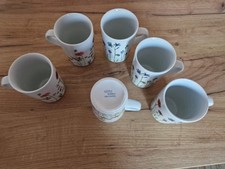 6 Espresso-Obertassen mit