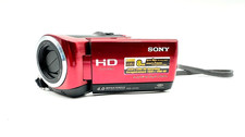 Sony HDR-CX105E Handycam - Full HD - 8GB - 4MP - rot - guter Zustand