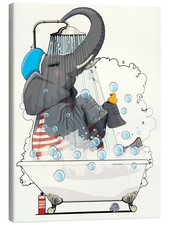 Leinwandbild Elefant in der