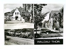 Waldau, Thüringen, 3 Ansichten, Mehrbild-AK, ungelaufen, 1976