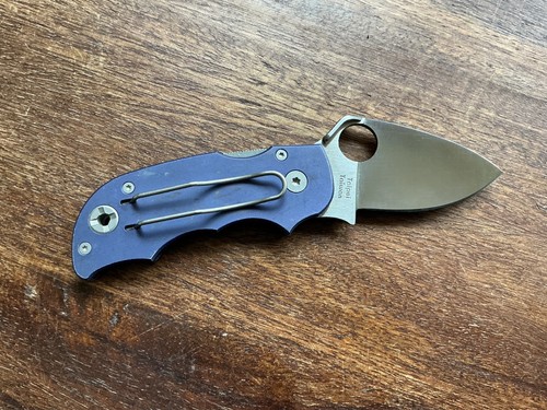 Spyderco c71blp blue - spyderco, salsa
