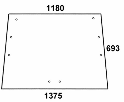 Heckscheibe case 520590 - heckscheibe,
