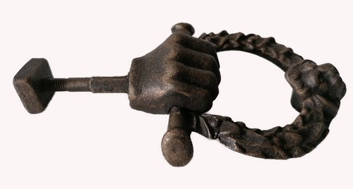 Tür klopfer faust eisen - klopfer,