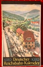 Deutscher Reichsbahn-Kalender 1929, ORIGINAL bis auf Titelblatt