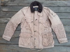 BARBOUR DEPT B Field Jacket, Wachsjacke, Military, Gr. M, Beige, RARITÄT!