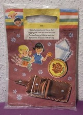 DDR BASTELBOGEN BASTELTÜTE -GELDSCHEINTASCHE & KLEINES ETUI- OVP neuwertig & unb