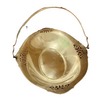 Vintage versilberter ovaler