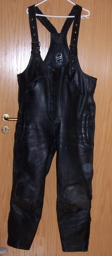 Motorrad latzhose leder - latzhose,