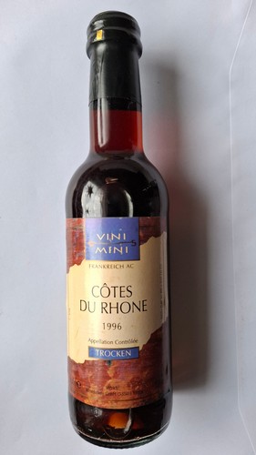 Weinflasche cotes rhone - du, rhone-