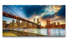 120x60cm Leinwandbild New York