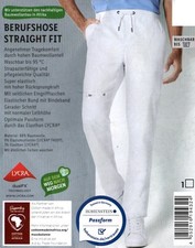 Berufshose Straight Fit weiß