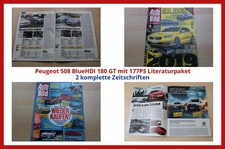 Peugeot 508 BlueHDI 180 GT mit 177PS Literaturpaket - 2 komplette Zeitschriften