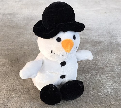 Schneemann stofftier - schneemann,