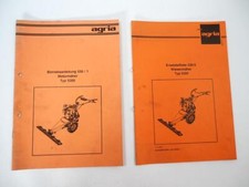 Agria 5300 Motormäher Betriebsanleitung Bedienung Ersatzteilliste 1980er Jahre