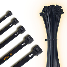 Profi Kabelbinder 100/500/1000/5000 Stk. Schwarz UV-Beständig Extrem Zugfest