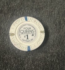 Four Queens Casino * 1,00$ Poker Chip * Las Vegas * FREMONT STREET * selten