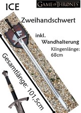 NEU Game Of Thrones Schwert ICE Eis 101cm groß für Cosplay Sammler Fans GOT NEW