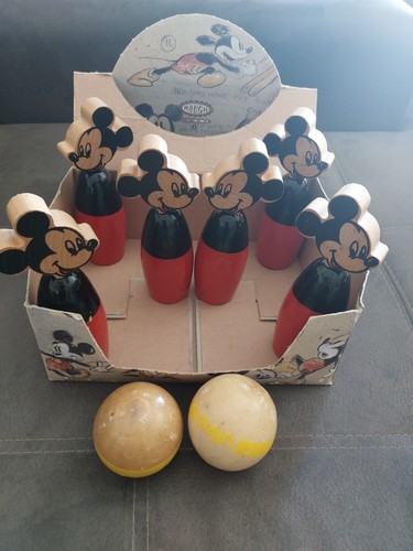 Mickey mouse kegelspiel holz - mickey,