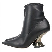 Casadei Damen Schuhe Stiefelette Gr. 40 Schwarz Leder Ankle Boots