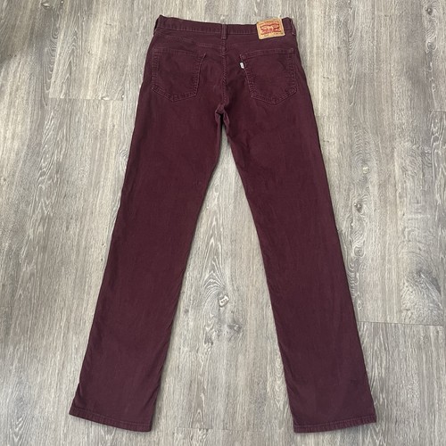 Levi 514 cordhose burgund - 514,