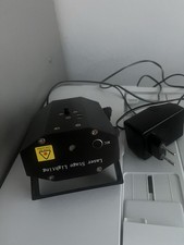 Kleiner feiner LOUNGE-LASER rot-grün Hauswand Eingangsbereich Party Clubhaus  3a