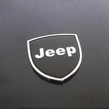 1x neu JEEP Collection Schild Emblem Logo 4cm x 4cm glänzend Aufkleber