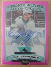 Lean Bergmann Matte Pink RC /99 San Jose Sharks O-Pee-Chee Platinum 2019-20 NHL