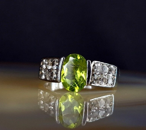 Ring silber 925 peridot - ring,
