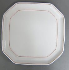 Quadratische Platte 28 cm Heinrich Facette rouge rot