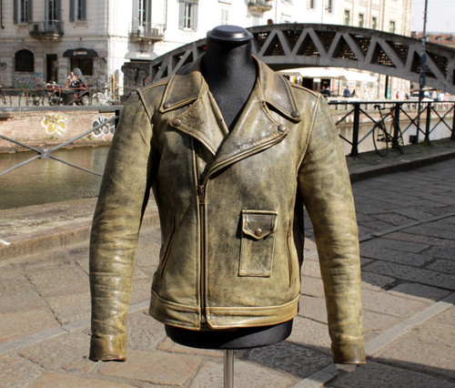 Herren biker geltert - , braun
