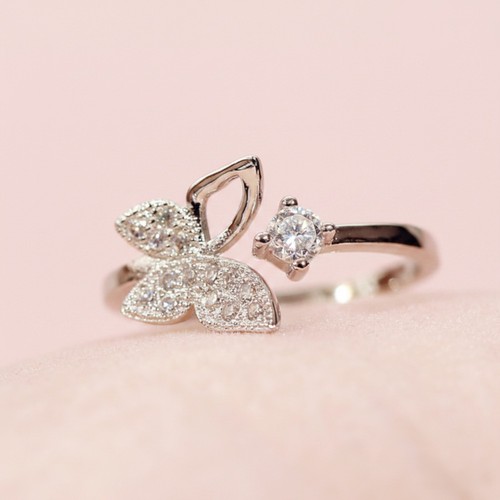 Damen ring schmetterling - damen,