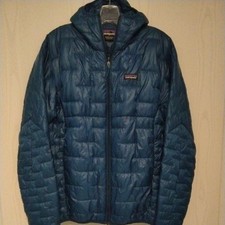 PATAGONIA MICRO PUFF HOODY Herren Puffer Isolationsjacke Jacke Gr. M blau