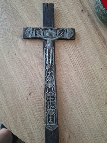 Antikes großes wandkreuz - großes,