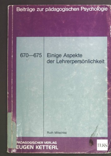 Einige aspekte der - aspekte,
