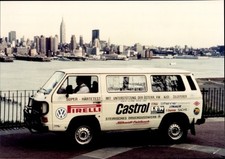 Foto New York City USA, Auto, VW Bus, T3, Pirelli, 1990 - 10767118