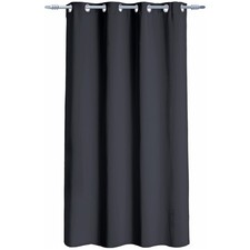 Ösenvorhang - schwarz -